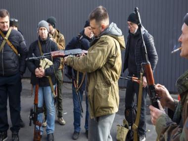 Russia-Ukraine conflict: From making Molotov cocktails to taking up arms, how Ukraine’s every man is standing up to Russian troops
