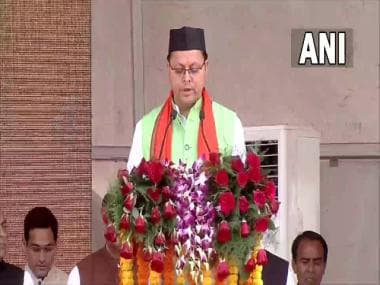 Uttarakhand: Pushkar Singh Dhami takes oath as CM in Dehradun; PM Modi, Amit Shah in attendance