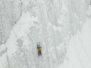 Watch: ITBP organises first ice climbing event in Ladakh, Governor Radha Krishna praises effort