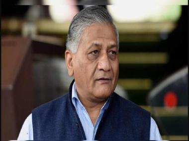 Union minister General VK Singh welcomes pet dog evacuated with owner from Ukraine; watch video here