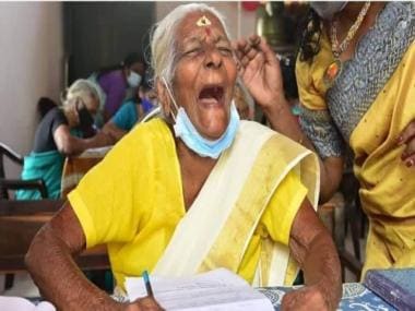 Viral: Old image of 104-year-old woman who scored 89/100 in Kerala literacy exam resurfaces