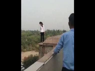 #WATCH: Woman jumps off Akshardham Metro station in ‘suicide attempt’, rescued by CISF personnel