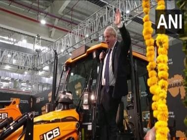 Boris Johnson’s visit to JCB plant in Gujarat sparks outrage in India, UK