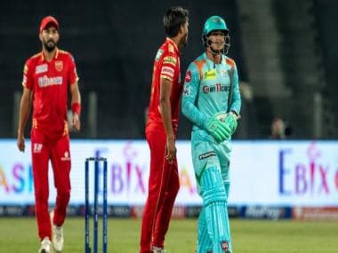 Watch: Quinton de Kock’s sportsmanship earns him a pat on the back from bowler Sandeep Sharma