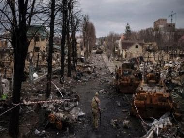 Ukraine crisis: Husky reunited with owner after violence in Bucha; watch