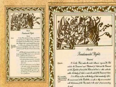 Ram Navami: Original Indian Constitution has image of Ram, Sita and Laxman, was used for Ram Janmbhoomi dispute verdict