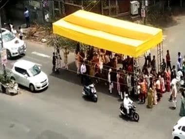 The art of jugaad: Moving pandal over dancing baraat to beat the heat