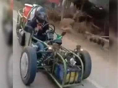 Watch | Anand Mahindra shares video of 3-wheeler resembling Batmobile racing on Indian road