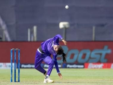 Watch: Maya Sonawane’s unique bowling action in the Women’s T20 Challenge