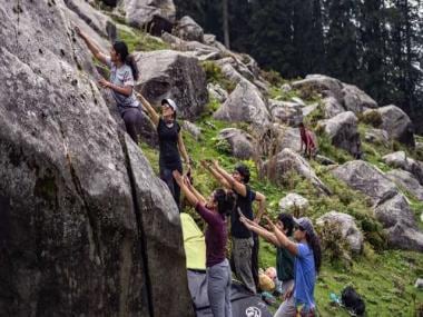 Bouldering 'problems' motivate many for first ascent as rock climbing gains popularity in India