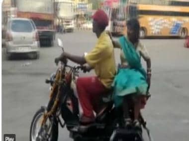 Madhya Pradesh beggar buys bike for his wife after she complains of back pain