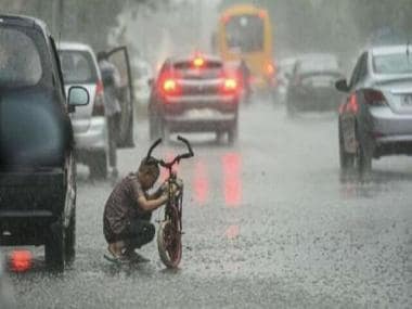 Watch: Heavy shower with hailstorm lashes parts of Delhi-NCR, brings respite from heat wave
