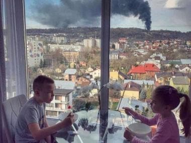 This viral picture shows how Ukrainian children are living during Russia-Ukraine conflict
