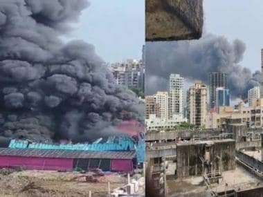 Massive fire breaks out at film set in Mumbai’s Andheri West, 10 fire tenders at spot to tackle blaze