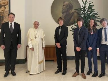 Elon Musk ends Twitter hiatus after ‘feeling bored’, shares photo of himself with Pope