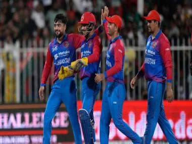 Watch: Afghanistan’s dressing room celebrations after team enters Asia Cup Super-4