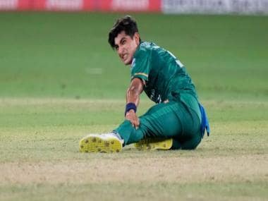 Watch: Pakistan pacer Naseem Shah gets emotional while walking back to dugout in India match