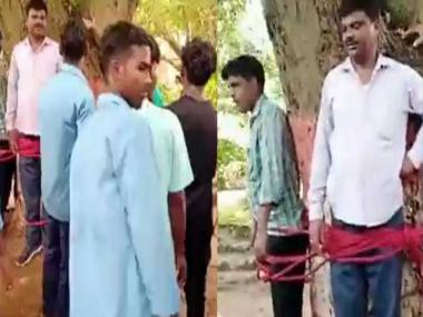 WATCH: In Jharkhand’s Dumka, students tie teachers to tree, beat them over poor marks in exams