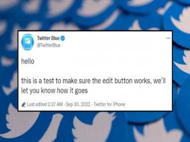 Twitter’s edit button is finally here: Platform’s Twitter Blue handle sends out the first edited tweet