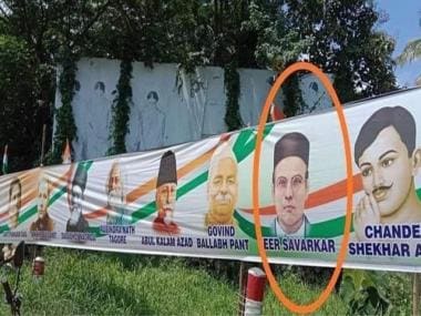 Kerala: Rahul Gandhi's 'Bharat Jodo Yatra' becomes 'poster chipkao andolan' as Savarkar pics appear along route
