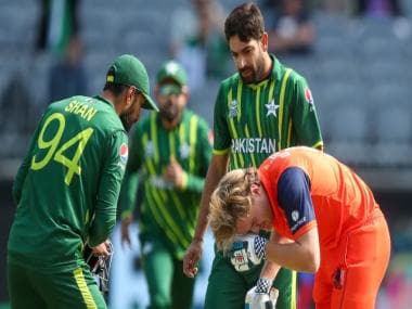 T20 World Cup After injuring Bas de Leede with bouncer, Haris Rauf wins internet with heartwarming gesture