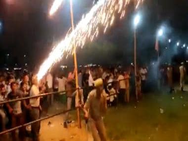 Ravana effigy 'fires back' during Dussehra celebrations; video goes viral