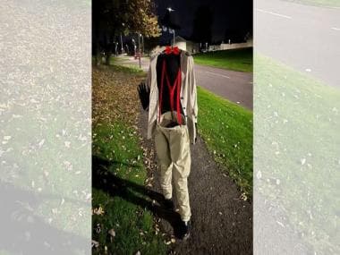Woman creates spectacular ‘Invisible Man’-inspired Halloween costume for son, internet baffled