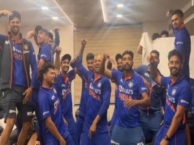 IND vs SA: Shikhar Dhawan leads India's epic dressing room dance celebrations after ODI series win - WATCH