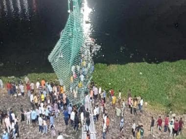 Morbi bridge collapse: Check dam on Machchhu river ‘cut open’ to drain out water