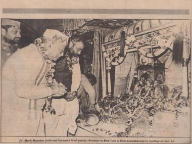 'Will only return when temple construction begins': A look at PM Modi's journey with Ram Janmabhoomi movement