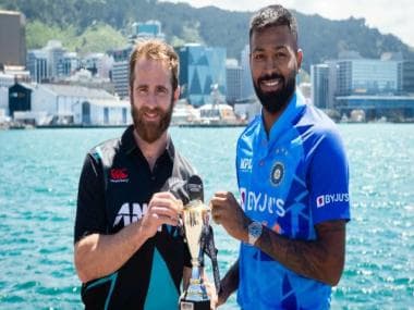 India vs New Zealand: Hardik Pandya, Kane Williamson unveil T20 trophy in Wellington