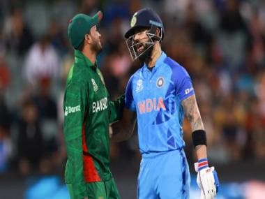 India vs Bangladesh, T20 World Cup 2022: Kohli, Shakib involved in animated exchange over no-ball; watch video