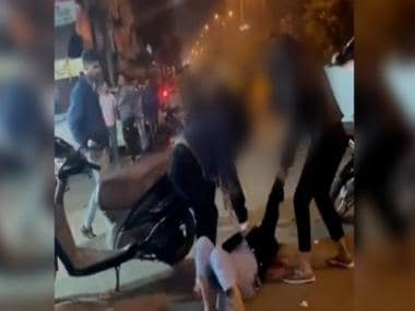 MP: Four girls thrash another on road in Indore, caught on camera; Watch
