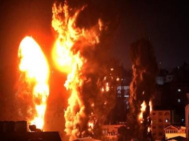 WATCH: Israel launches air strikes on Gaza in response to Hamas missiles