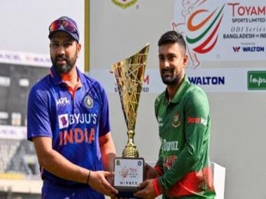 India vs Bangladesh LIVE score 1st ODI: IND 82/3 after 18 overs vs BAN, KL Rahul 11*