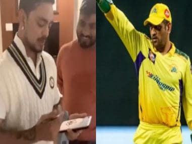 ‘Mahi bhai ka signature hai yaar’: Ishan Kishan turns down request for autograph above MS Dhoni’s signature