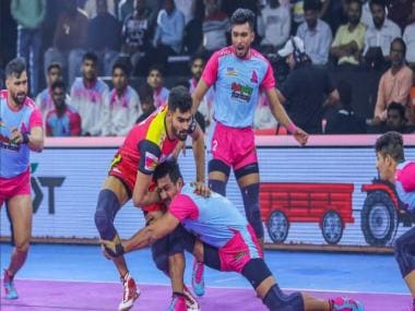 Pro Kabaddi League: Sahul Kumar’s impressive display helps Jaipur Pink Panthers reach final, to face Puneri Paltan