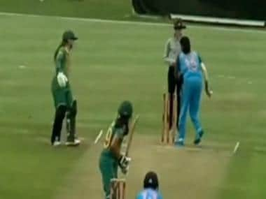 Watch: India U19 cricketer Mannat Kashyap runs out South Africa’s Jenna Evans at non-striker’s end