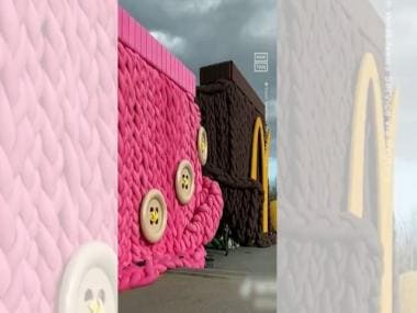 Channeling comfy vibes, McDonald’s in Poland gets knit-inspired makeover