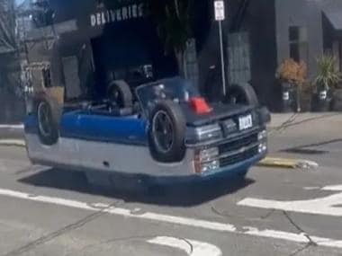 Video of ‘upside down’ car driving on streets goes viral; internet left confused