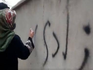 Viral video: Woman voices her protest against Taliban's university ban through graffiti