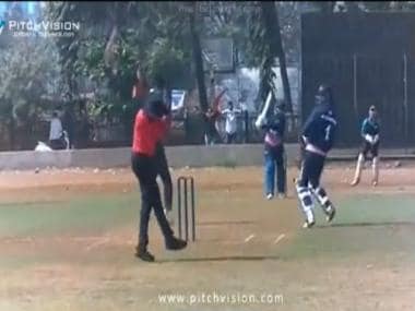 Watch: Umpire collapses to ground after shot by batter strikes him in head during President’s Cup match