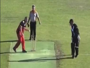 Watch: Tasmanian cricketer throws bat, gloves in the air after run out at non-striker’s end