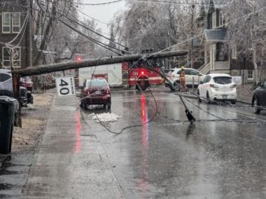 In Canada, freezing rain, gales leave more than a million without power